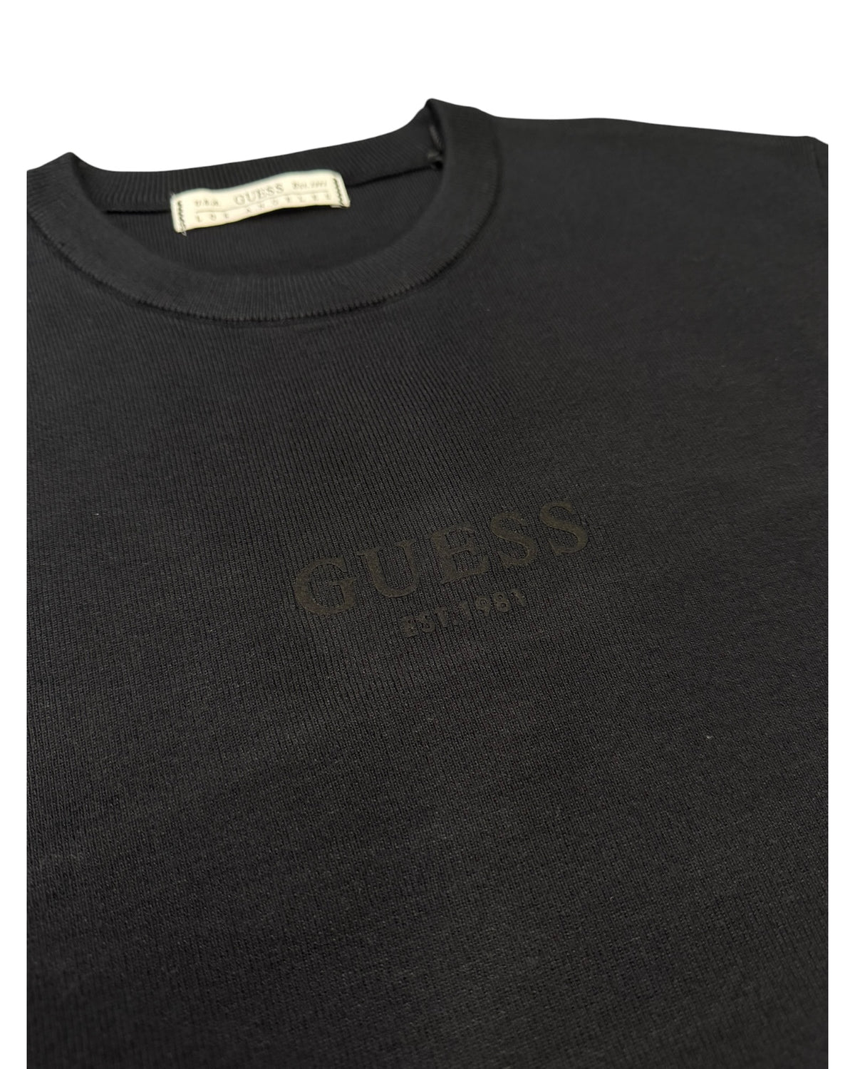 maglioncino uomo guess ricamo piccolo
