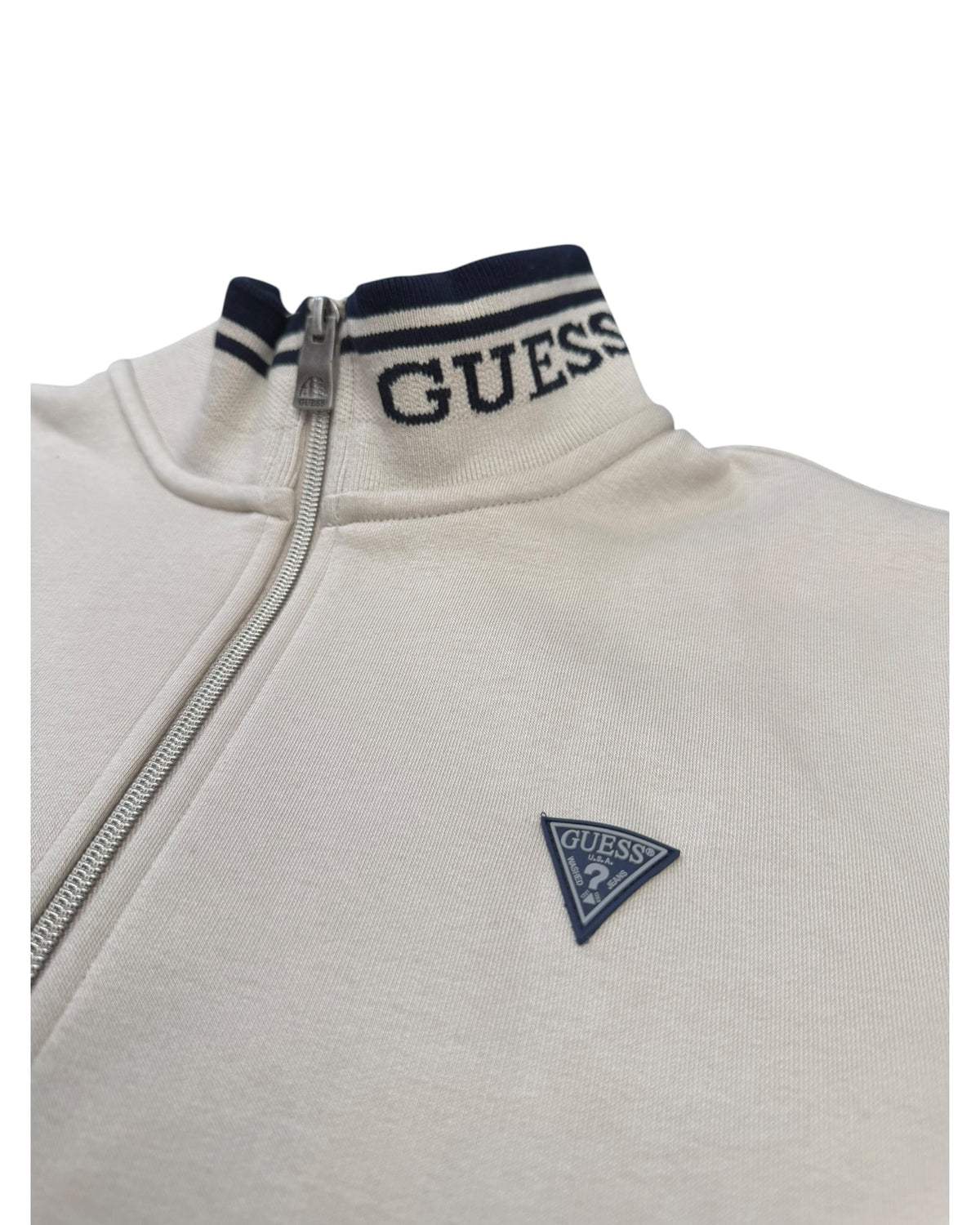 felpa uomo guess con zip