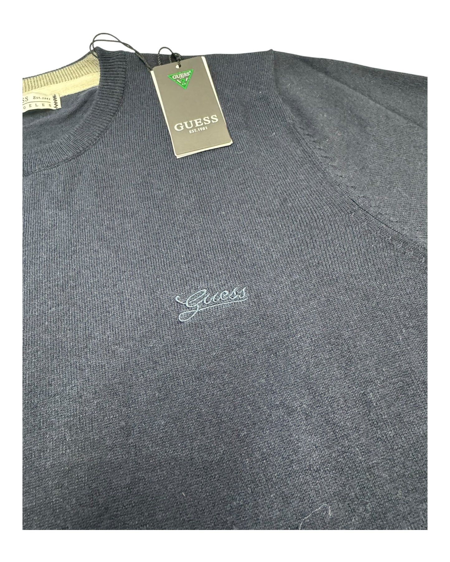 maglioncino uomo guess in lana pettinata