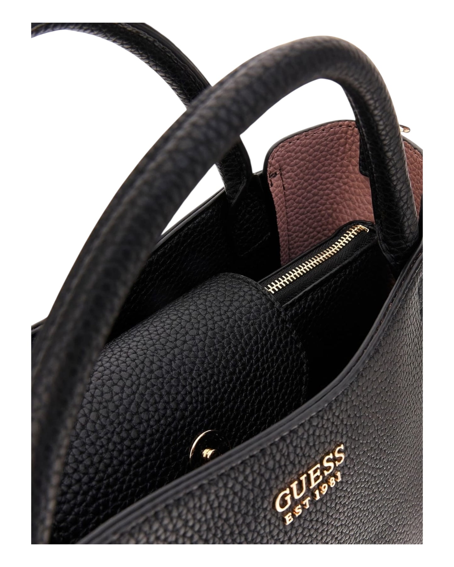 borsa guess in pelle martellata