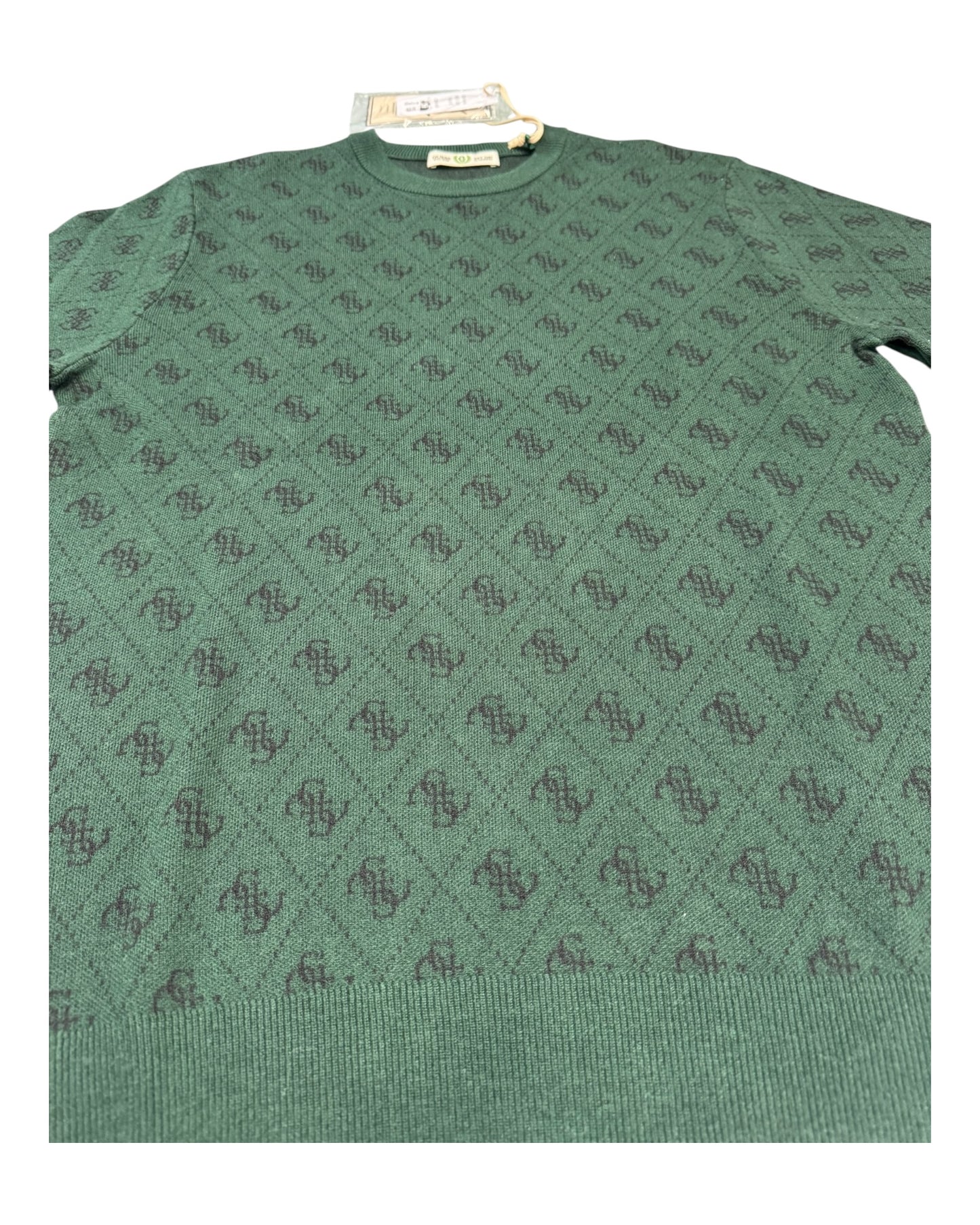 maglioncino uomo guess stampa all over logo