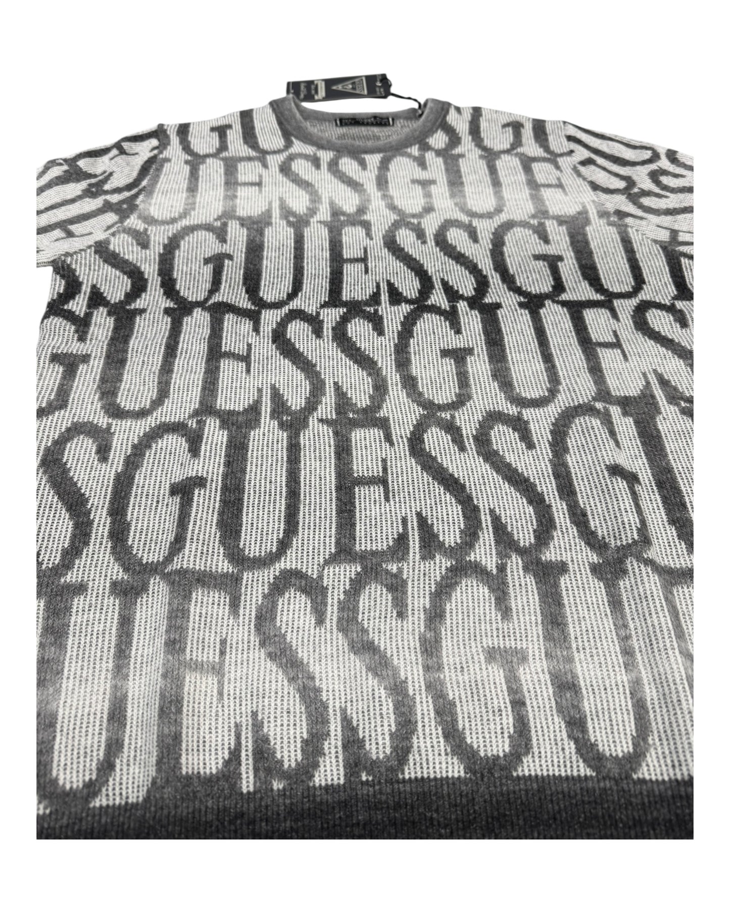 maglioncino uomo guess stampa all over