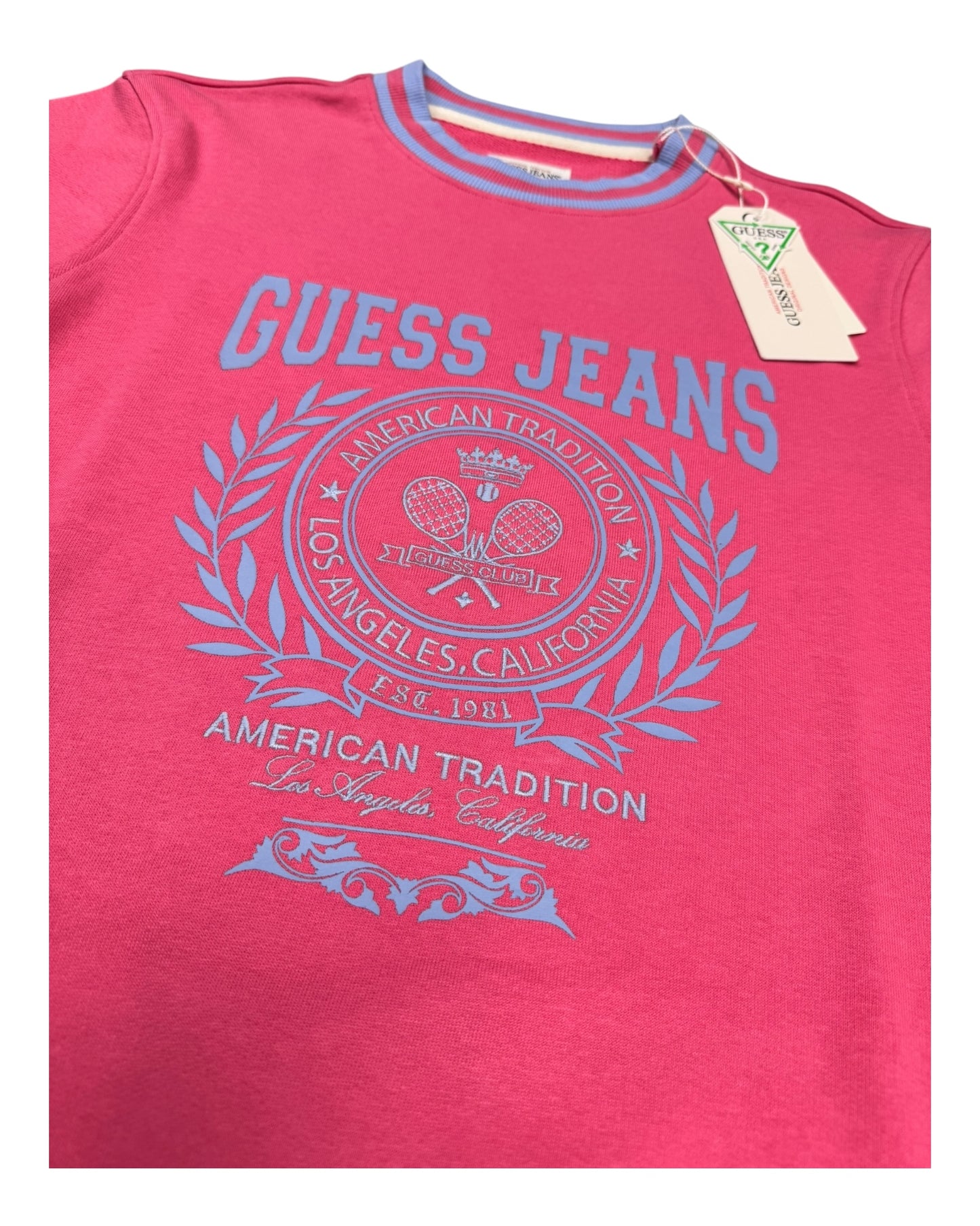 felpa donna guess stampa avanti