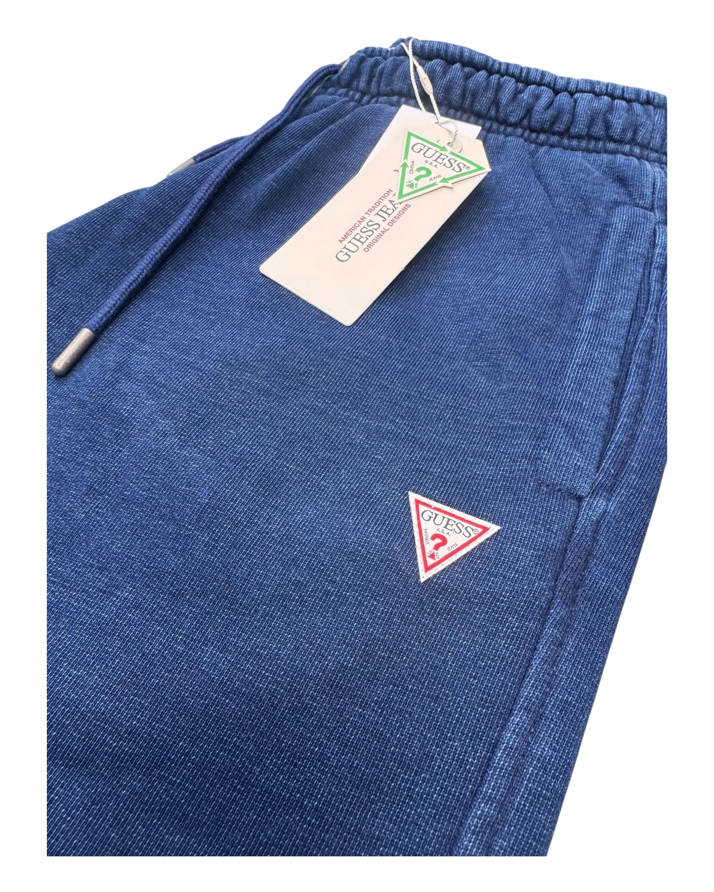 tuta donna guess in felpa effetto denim