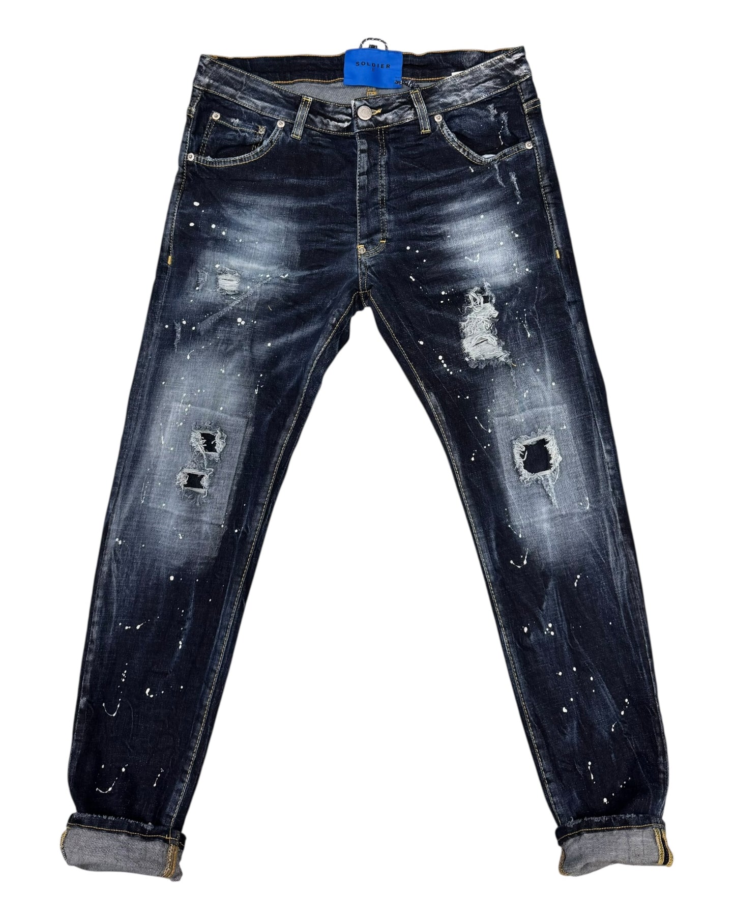 jeans uomo soldier modello boss