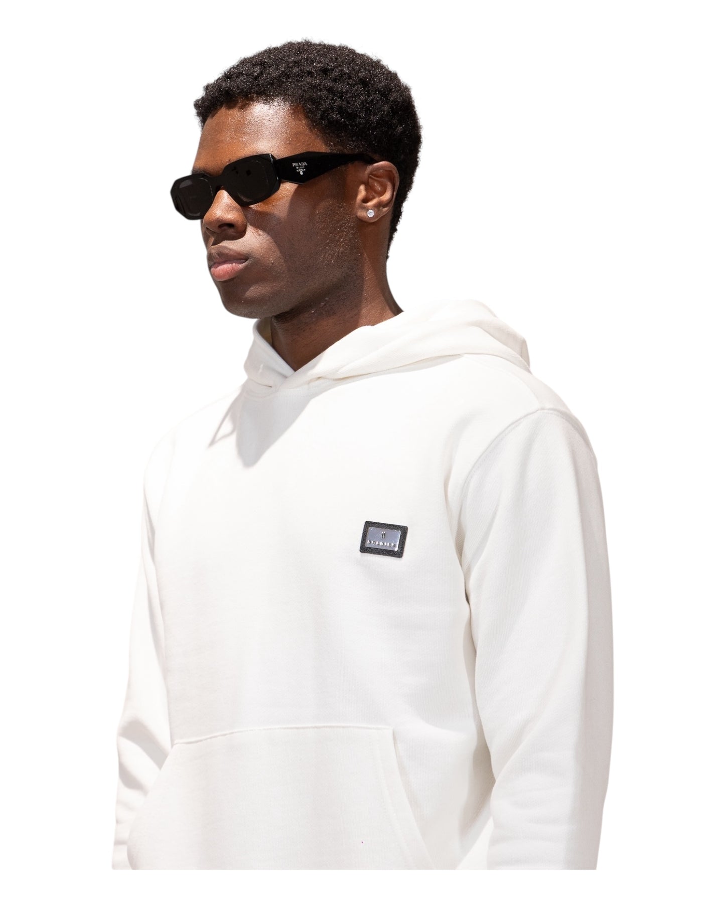 felpa uomo soldier patch lato cuore