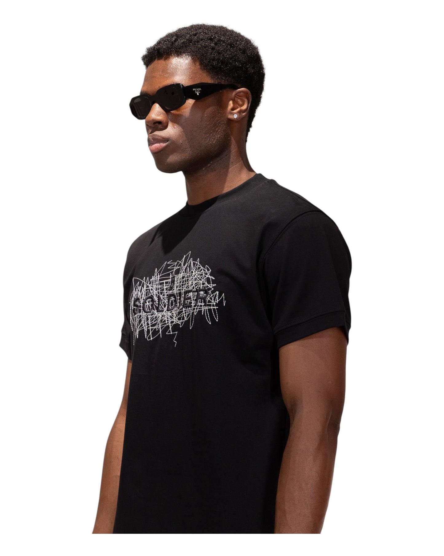 shirt uomo soldier ricamo