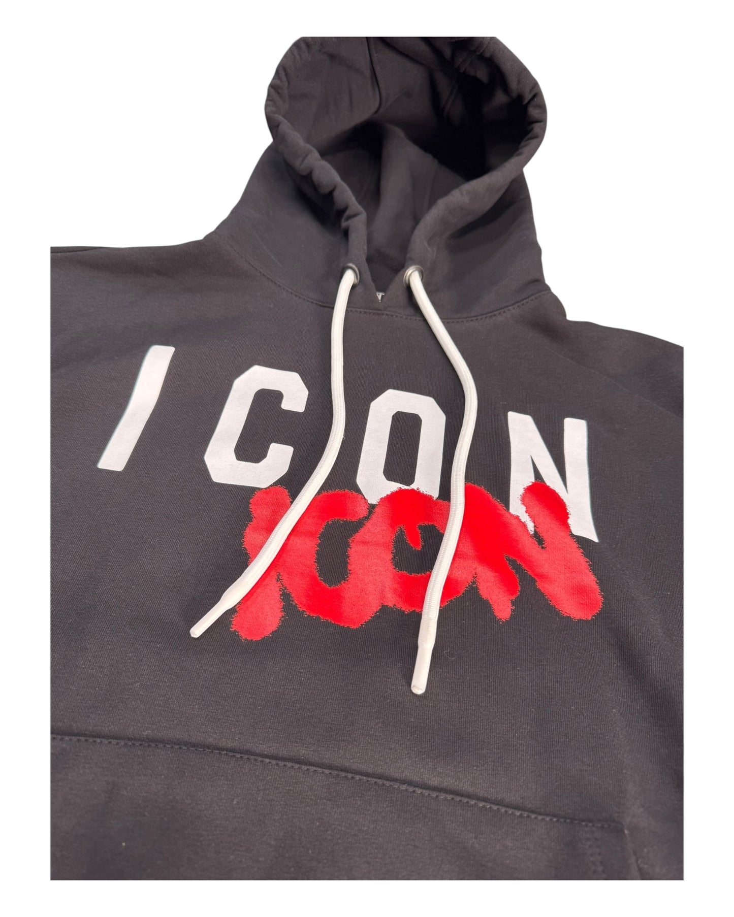 felpa uomo icon con cappuccio