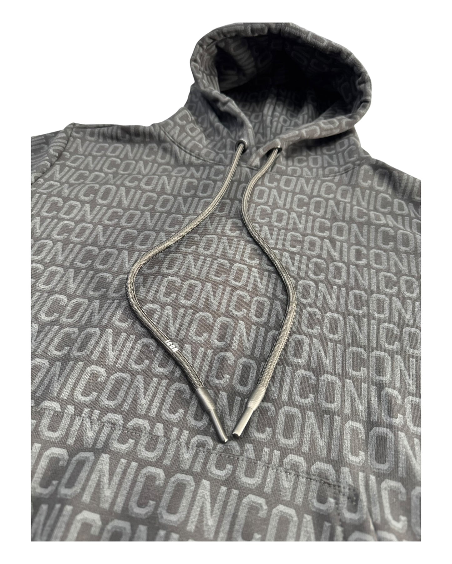 tuta uomo cappuccio stampa all over