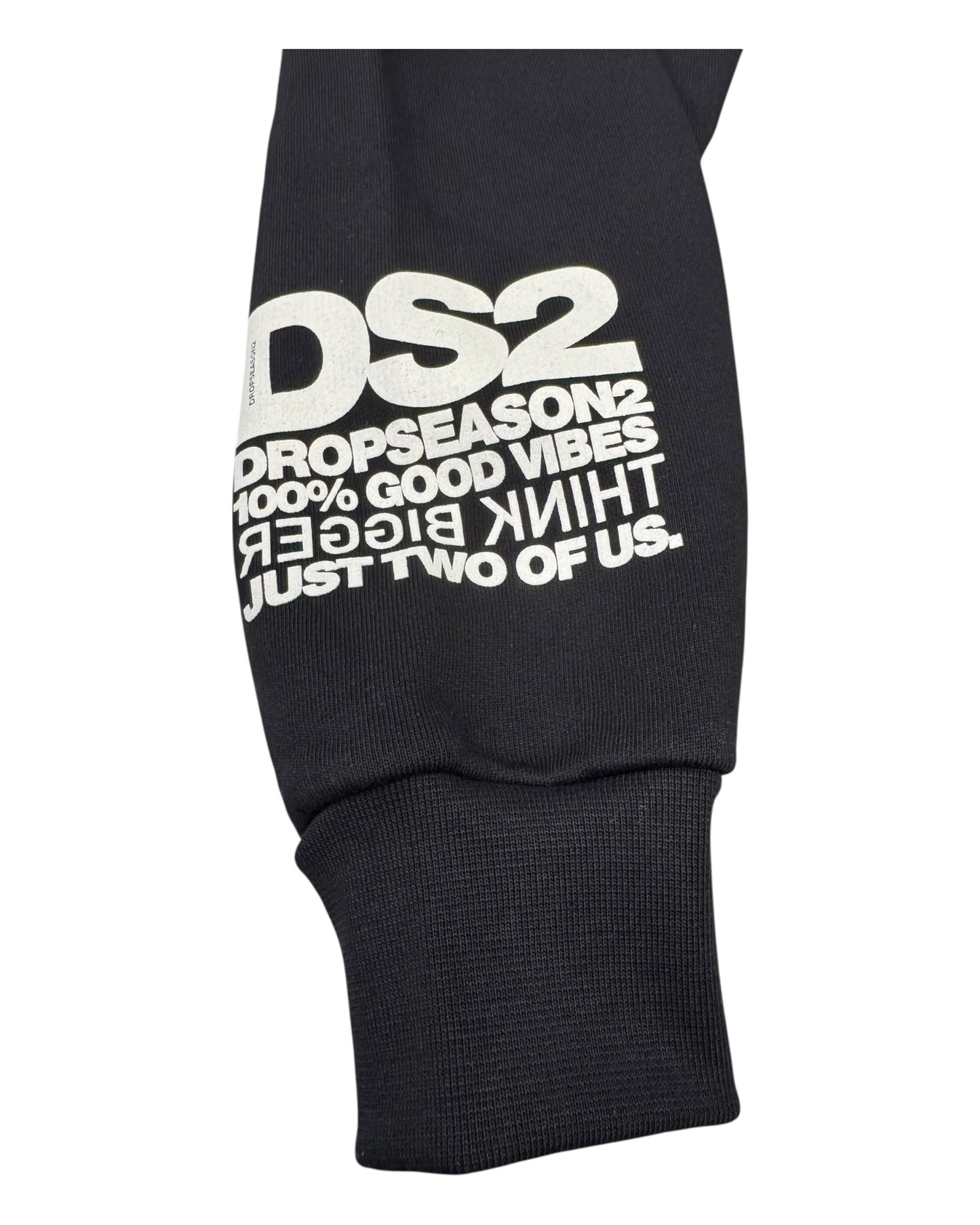 felpa uomo ds2 stampa luminor lato cuore e manica