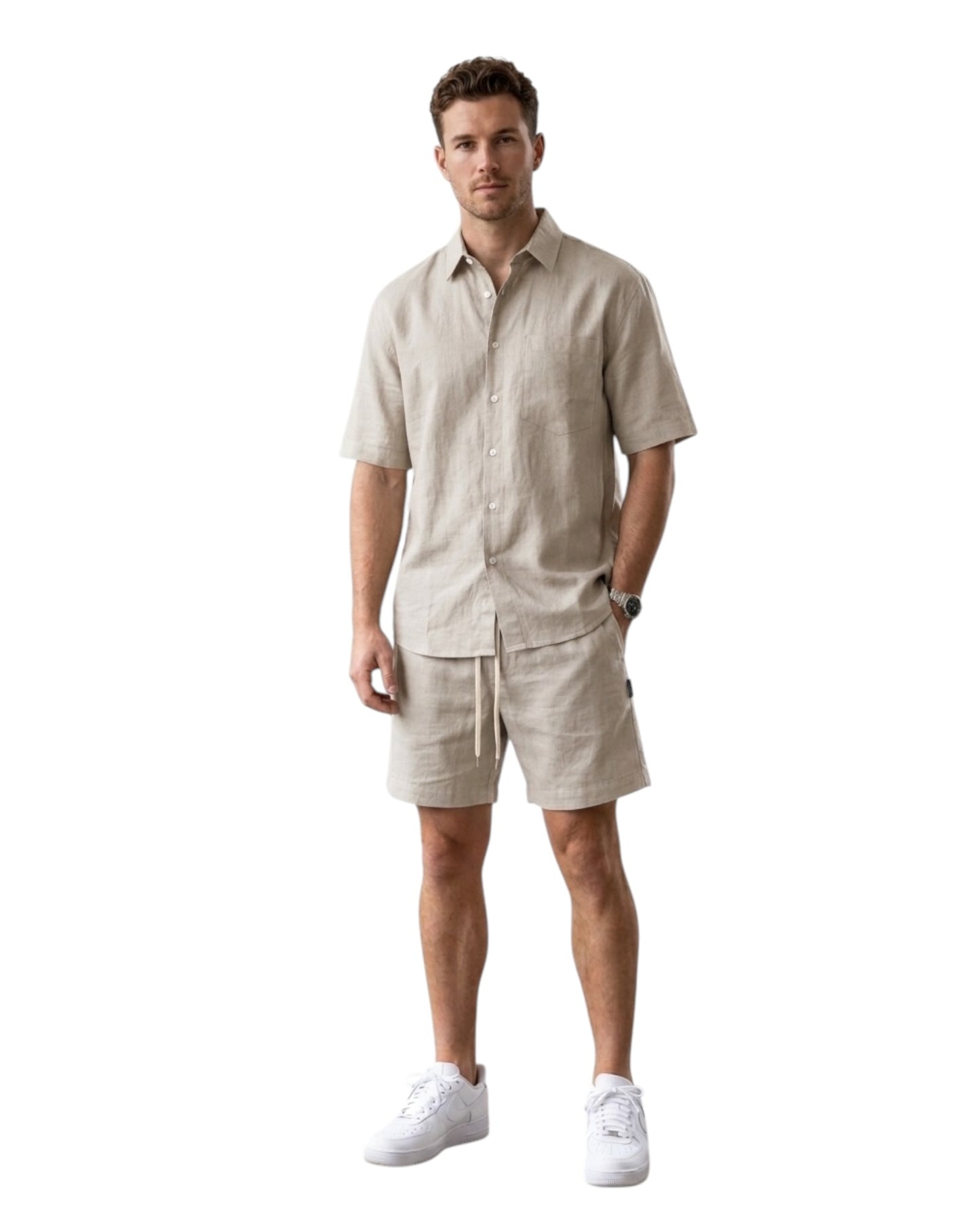 coordinato in lino mfn