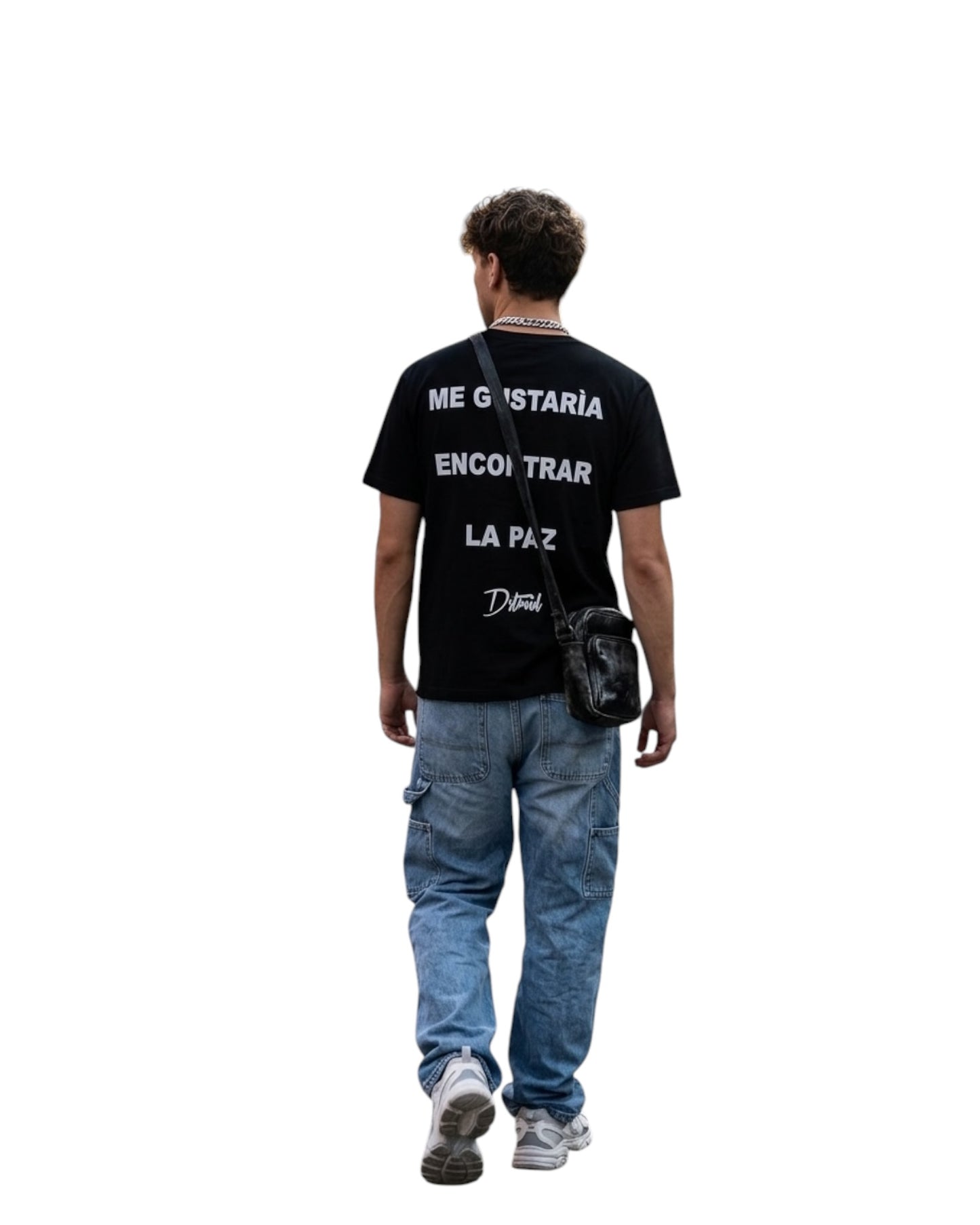 shirt uomo dstroid stampa avanti e dietro