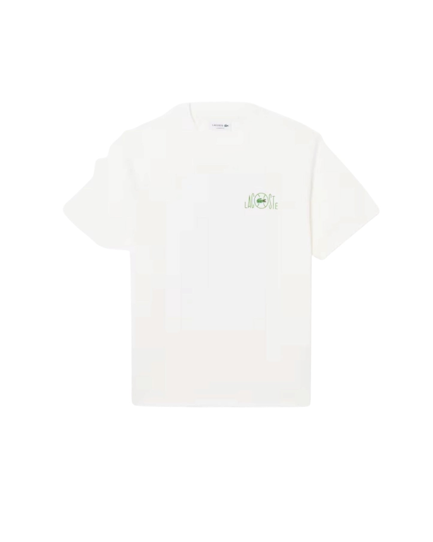 shirt uomo lacoste stampa avanti e dietro