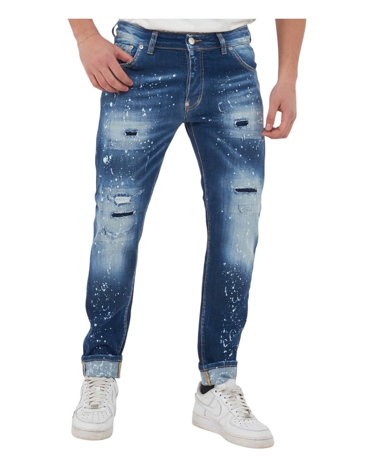 jeans uomo soldier vestibilità slim