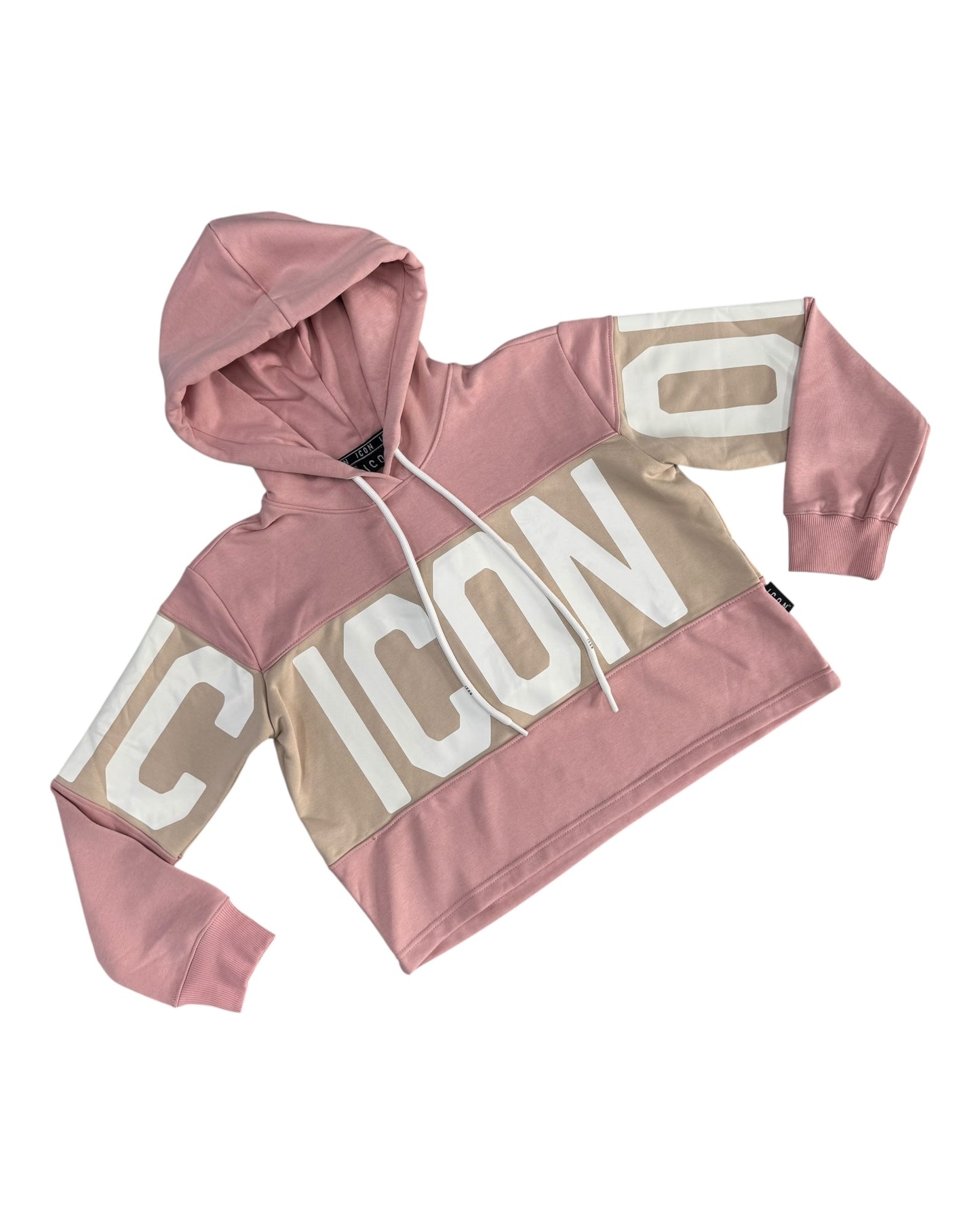 felpa icon donna con cappuccio