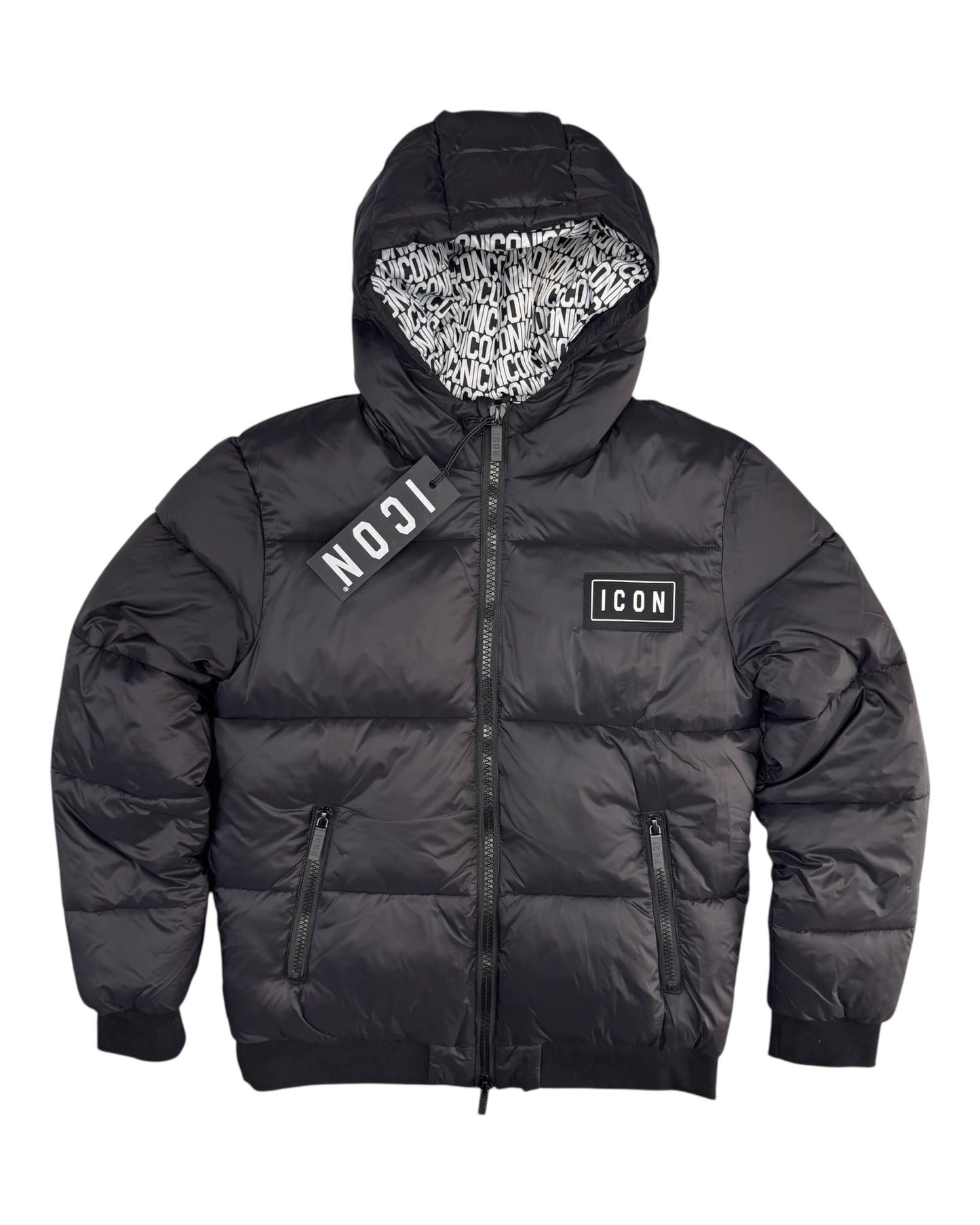 piumino uomo icon patch