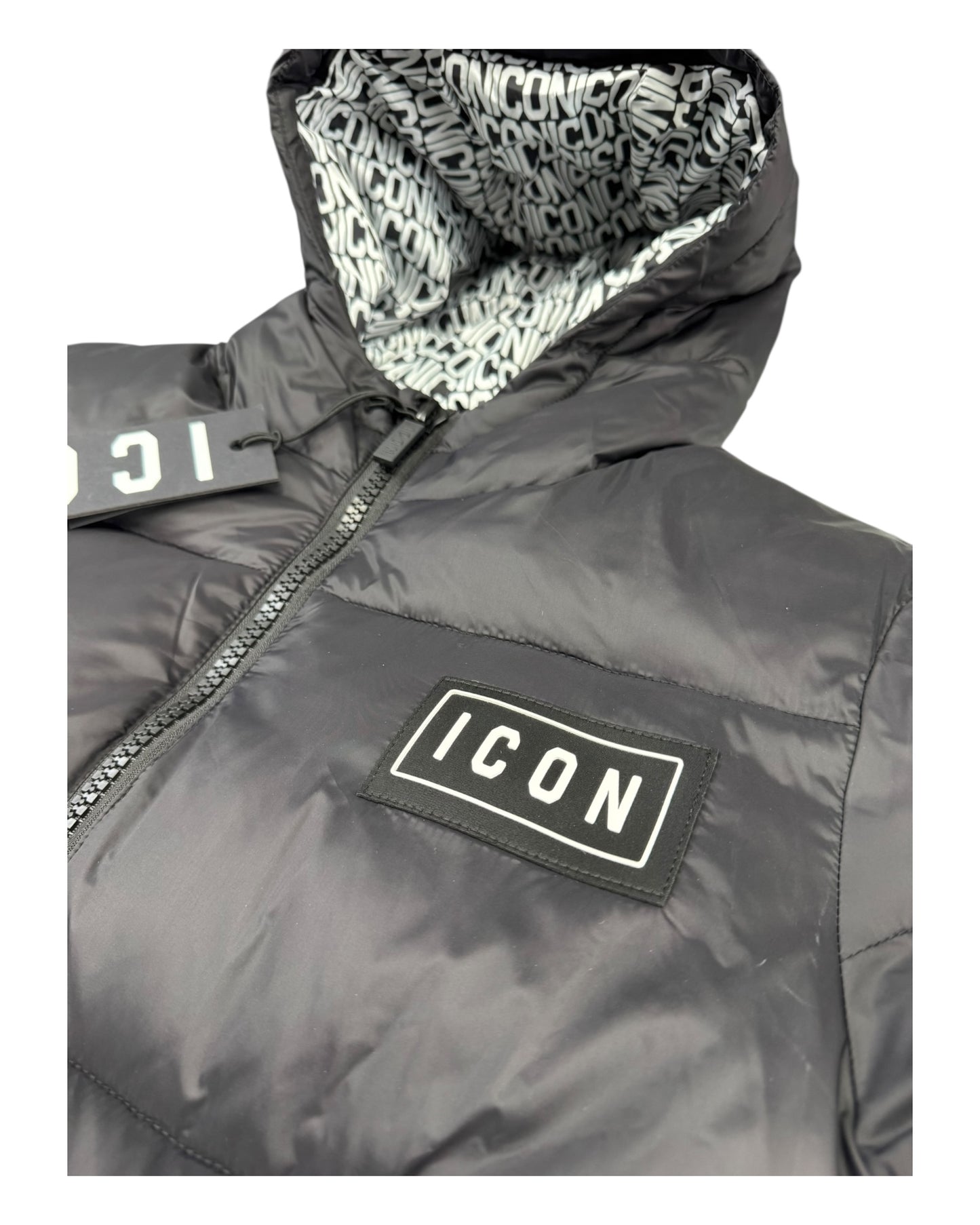 piumino uomo icon patch