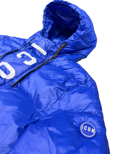 Piumino uomo Icon stampa avanti e dietro