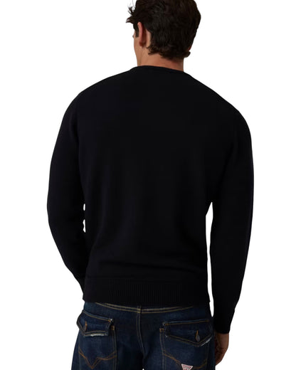 Maglioncino uomo Guess ricamo centrale