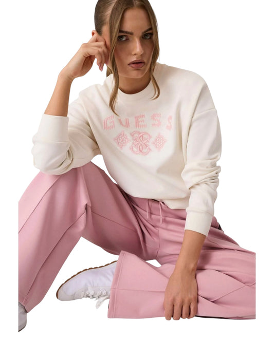 Felpa donna Guess ricamo