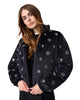 Piumino in ciniglia Guess donna Swarovski