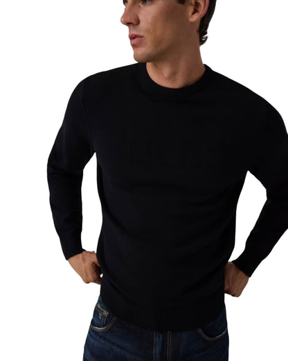 Maglioncino uomo Guess ricamo centrale