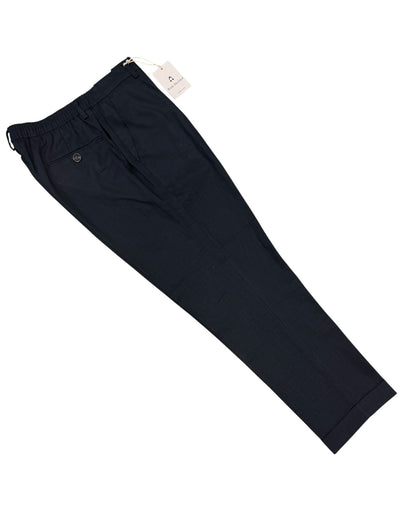 Pantalone chino con elastico dietro Noel Pacome in puro Lino