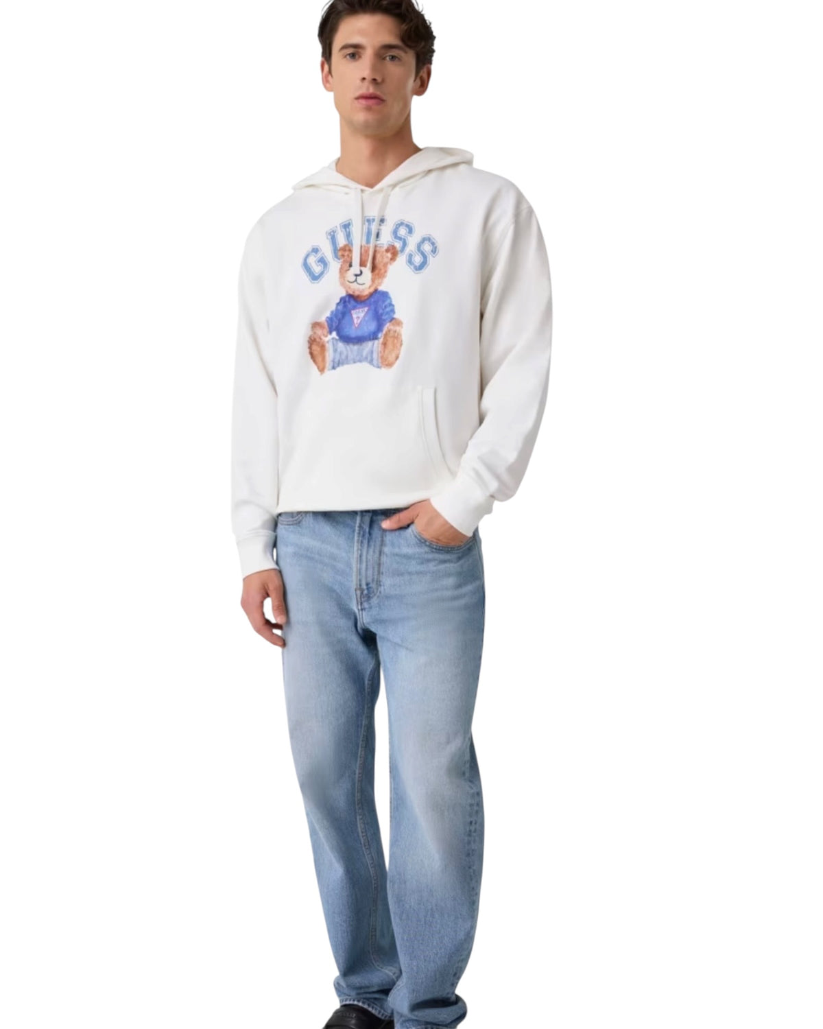 felpa uomo guess teddy
