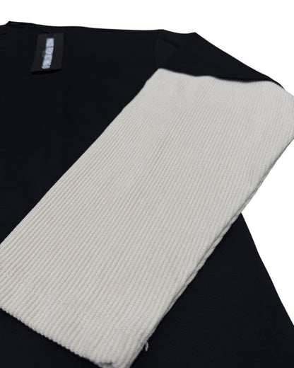 T-Shirt long sleeve MFN con maniche in velluto