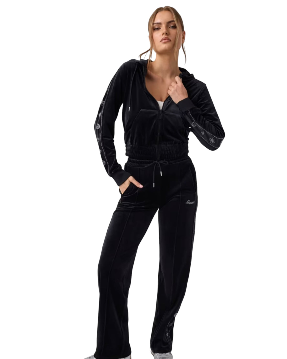 tuta donna guess swarovski