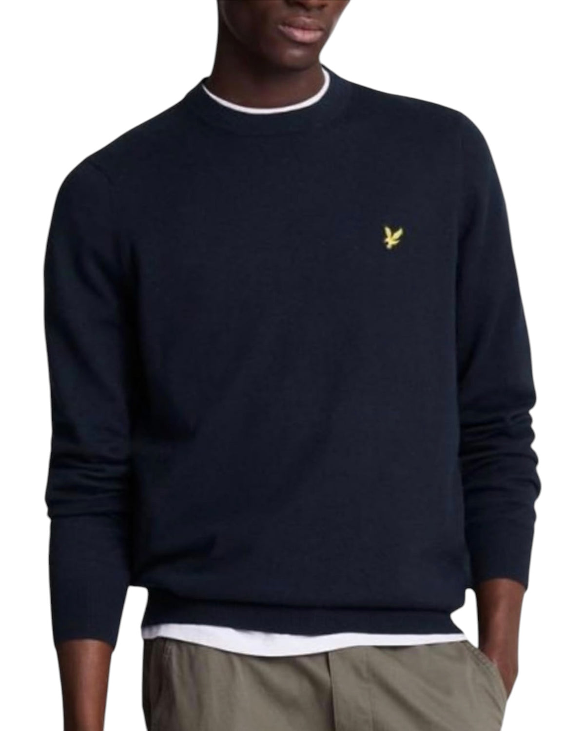 maglioncino uomo lyle & scott in lana merino