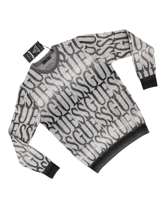Maglioncino uomo Guess stampa All Over
