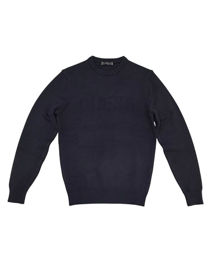 Maglioncino uomo Guess ricamo centrale