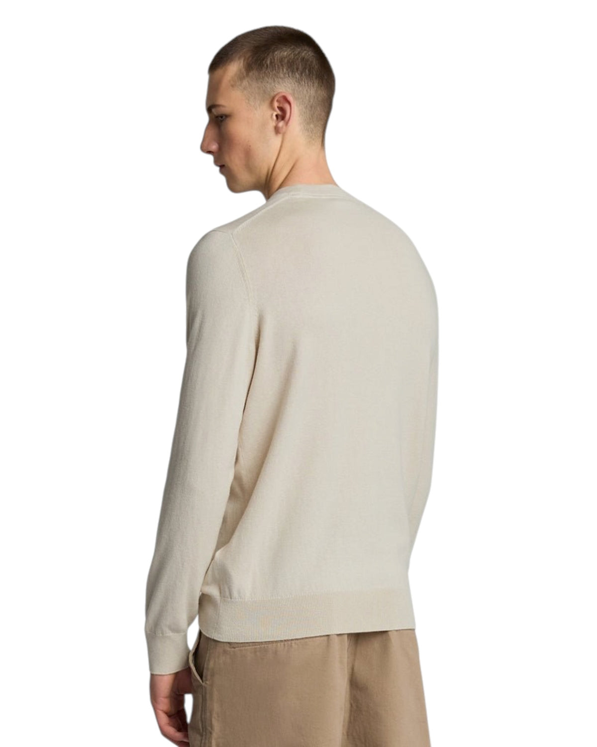 maglioncino uomo lyle & scott in lana merino
