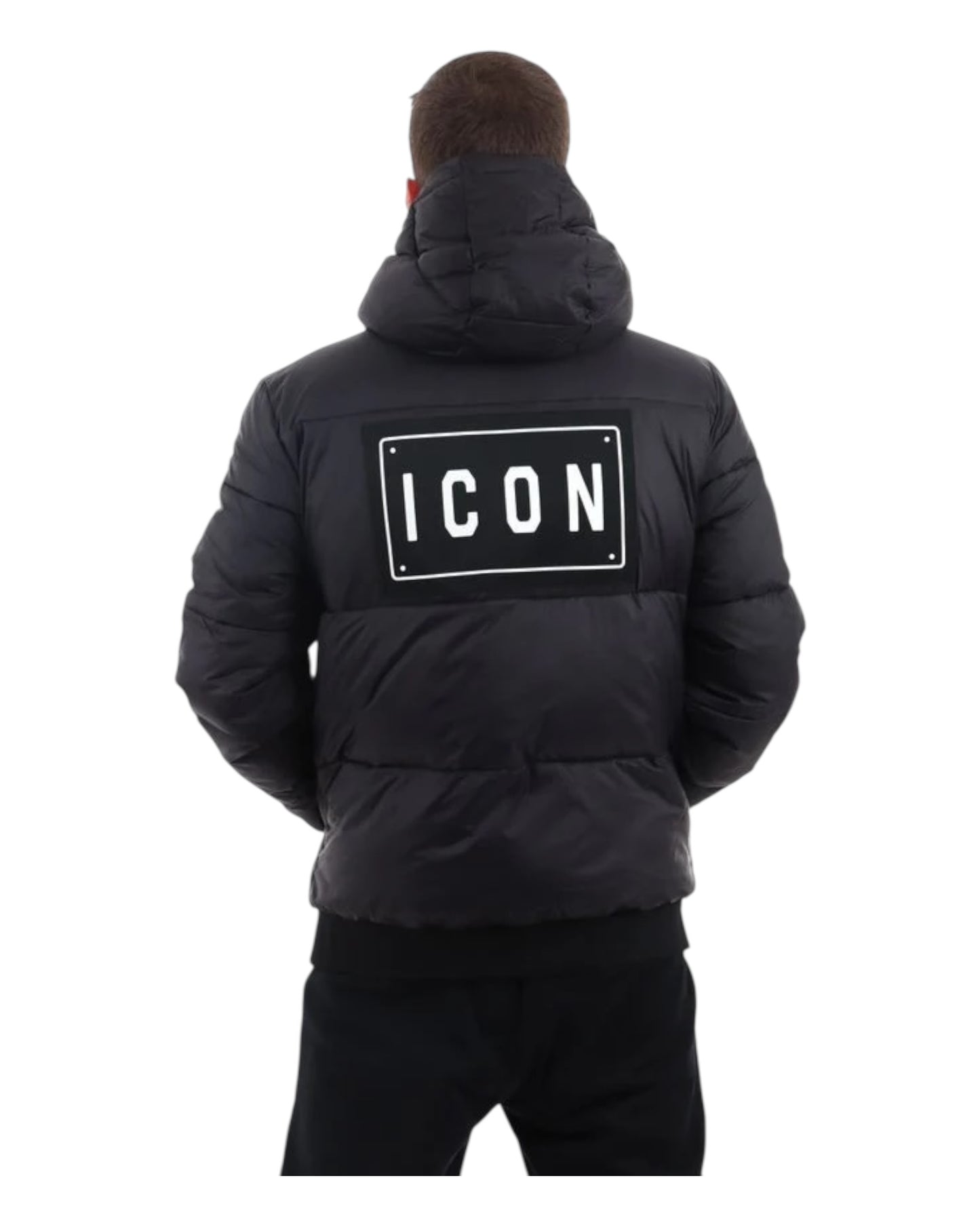 piumino uomo icon patch