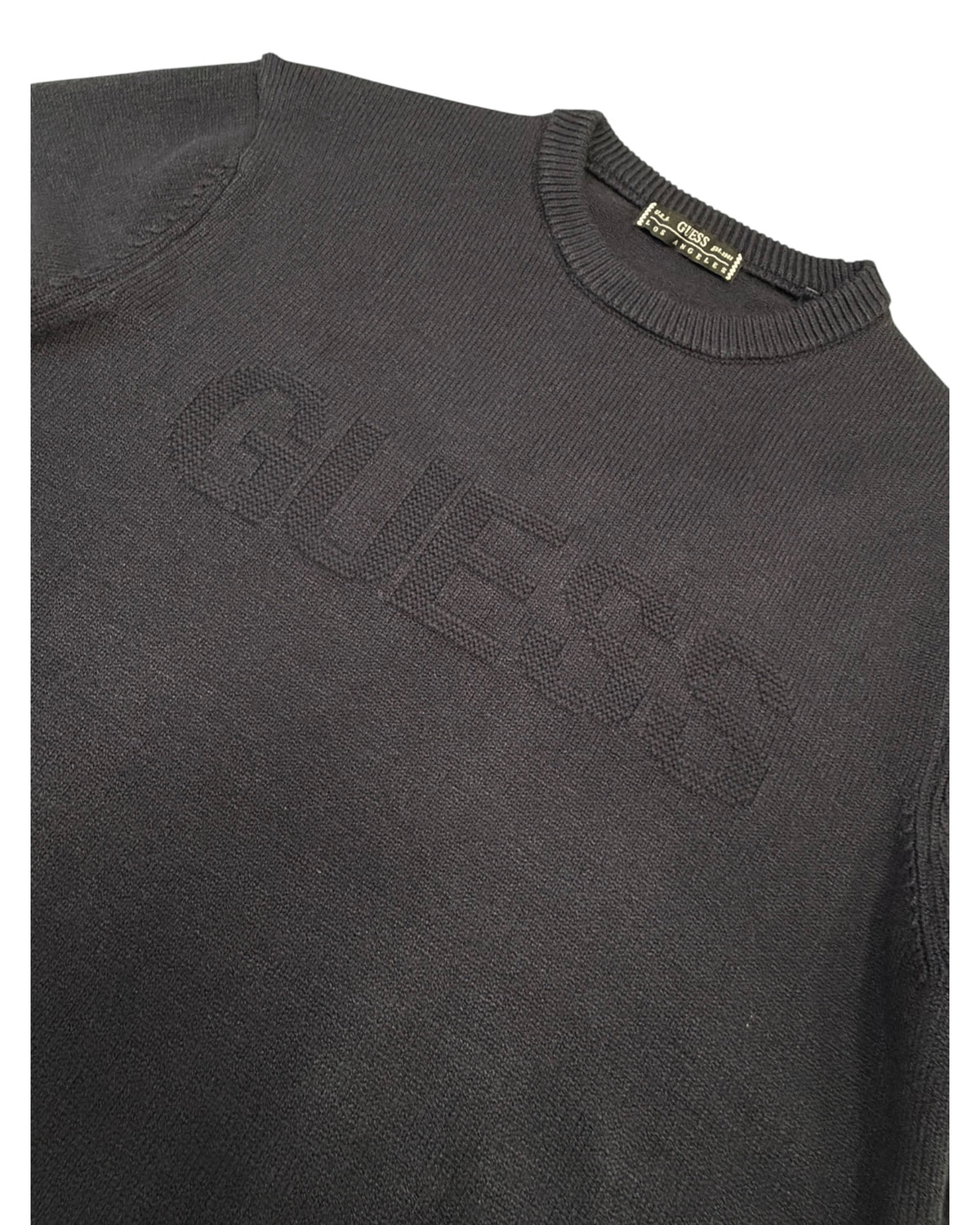 maglioncino uomo guess ricamo centrale