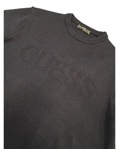 Maglioncino uomo Guess ricamo centrale