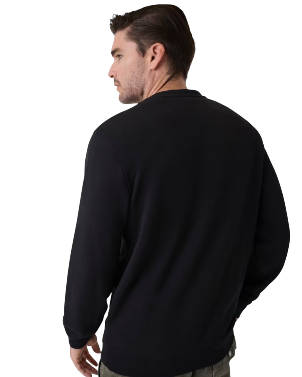 felpa uomo guess logo grande