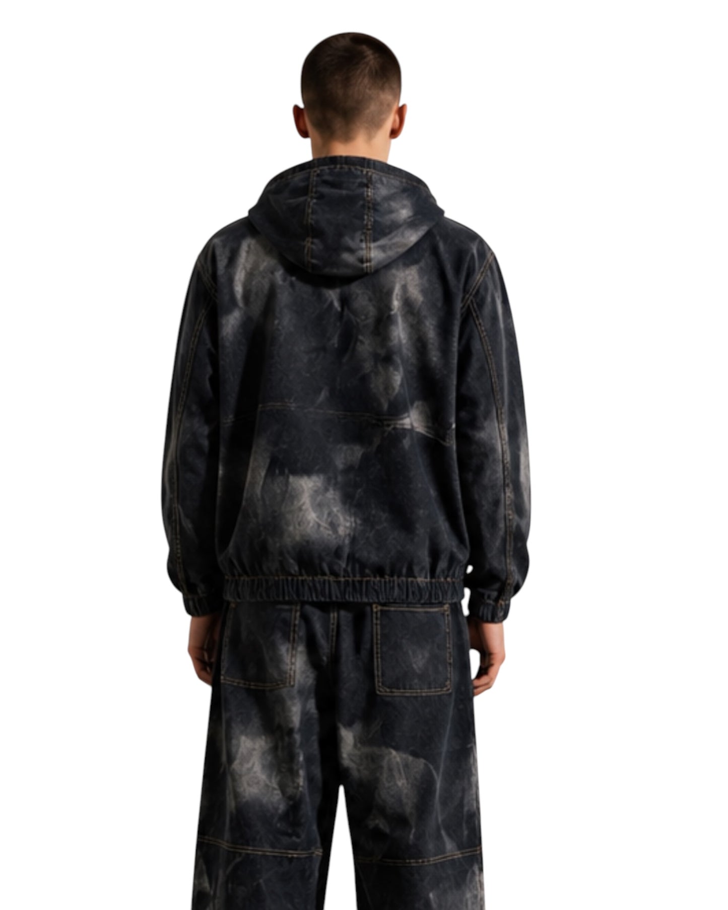 coordinato in denim uomo mfn