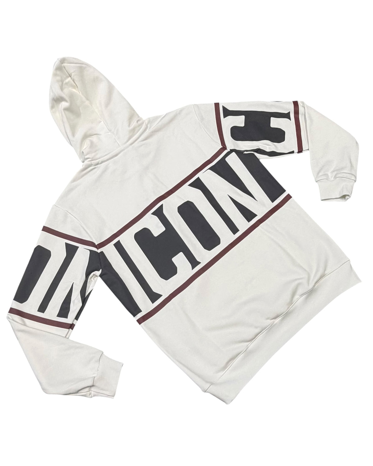 felpa cappuccio uomo icon stripe