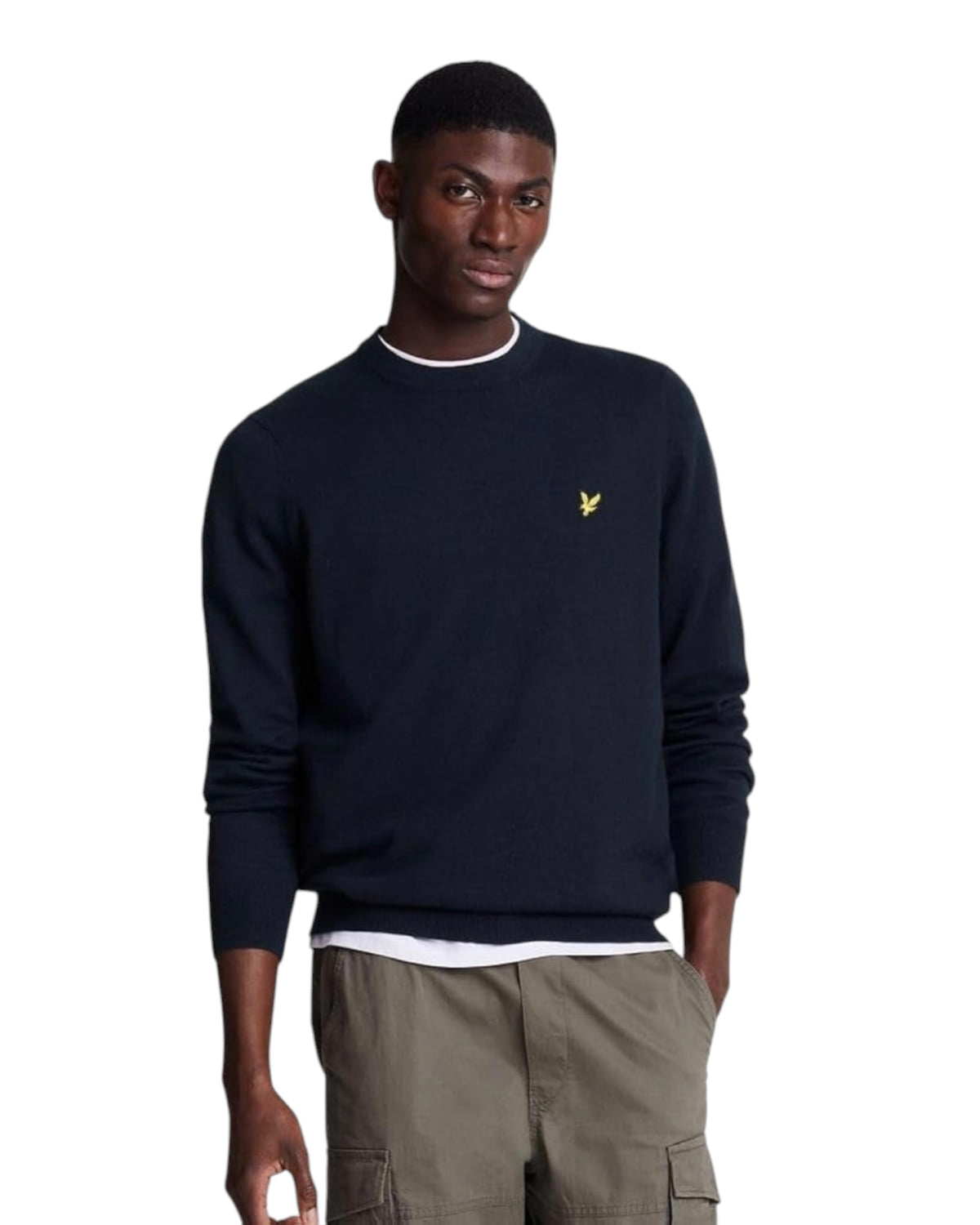 maglioncino uomo lyle & scott in lana merino