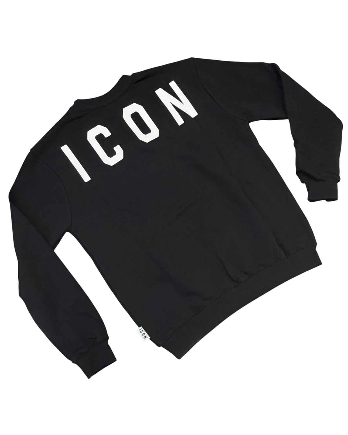 felpa uomo icon stampa avanti e dietro