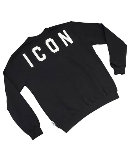 Felpa uomo Icon stampa avanti e dietro
