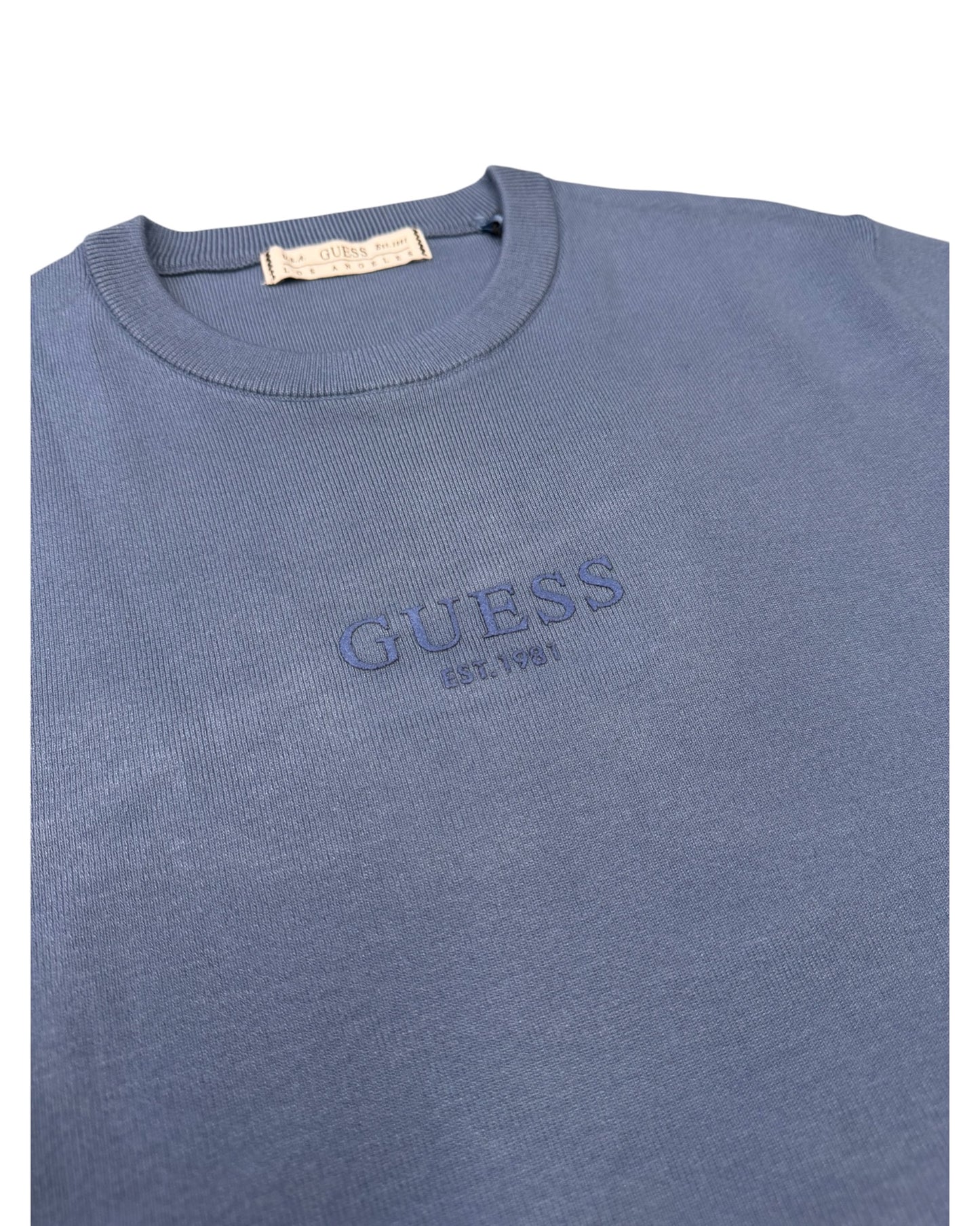 maglioncino uomo guess ricamo piccolo