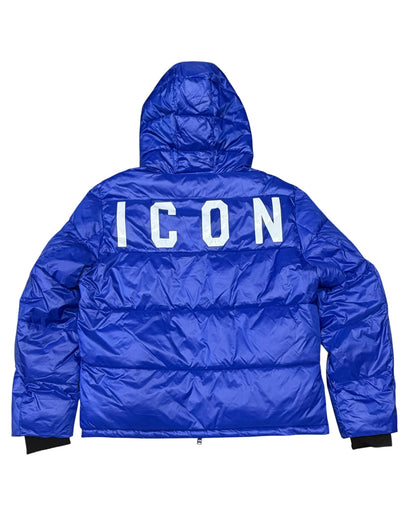 Piumino uomo Icon stampa avanti e dietro