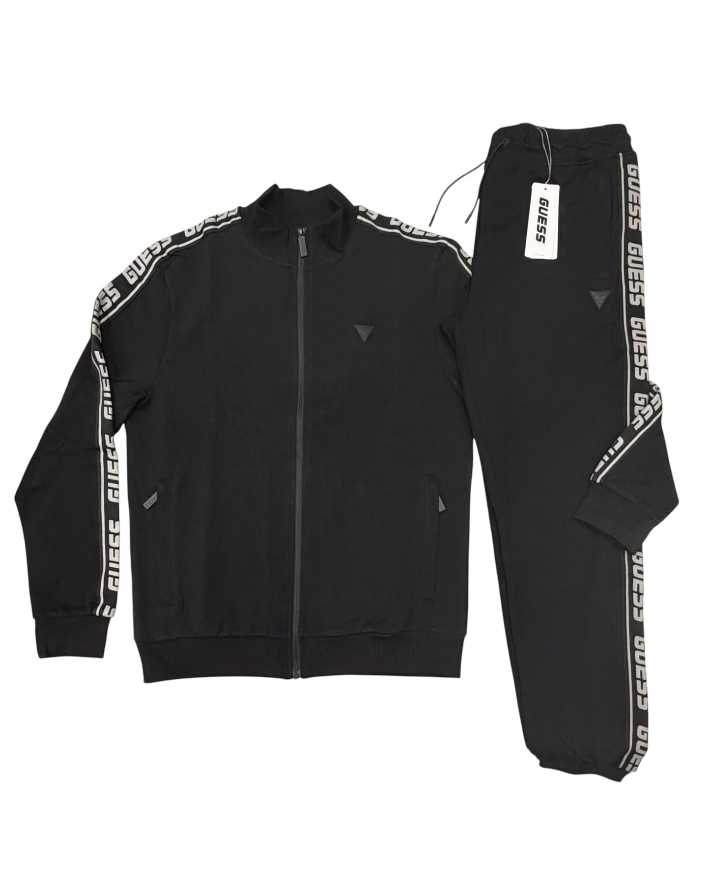 tuta uomo guess con banda logo