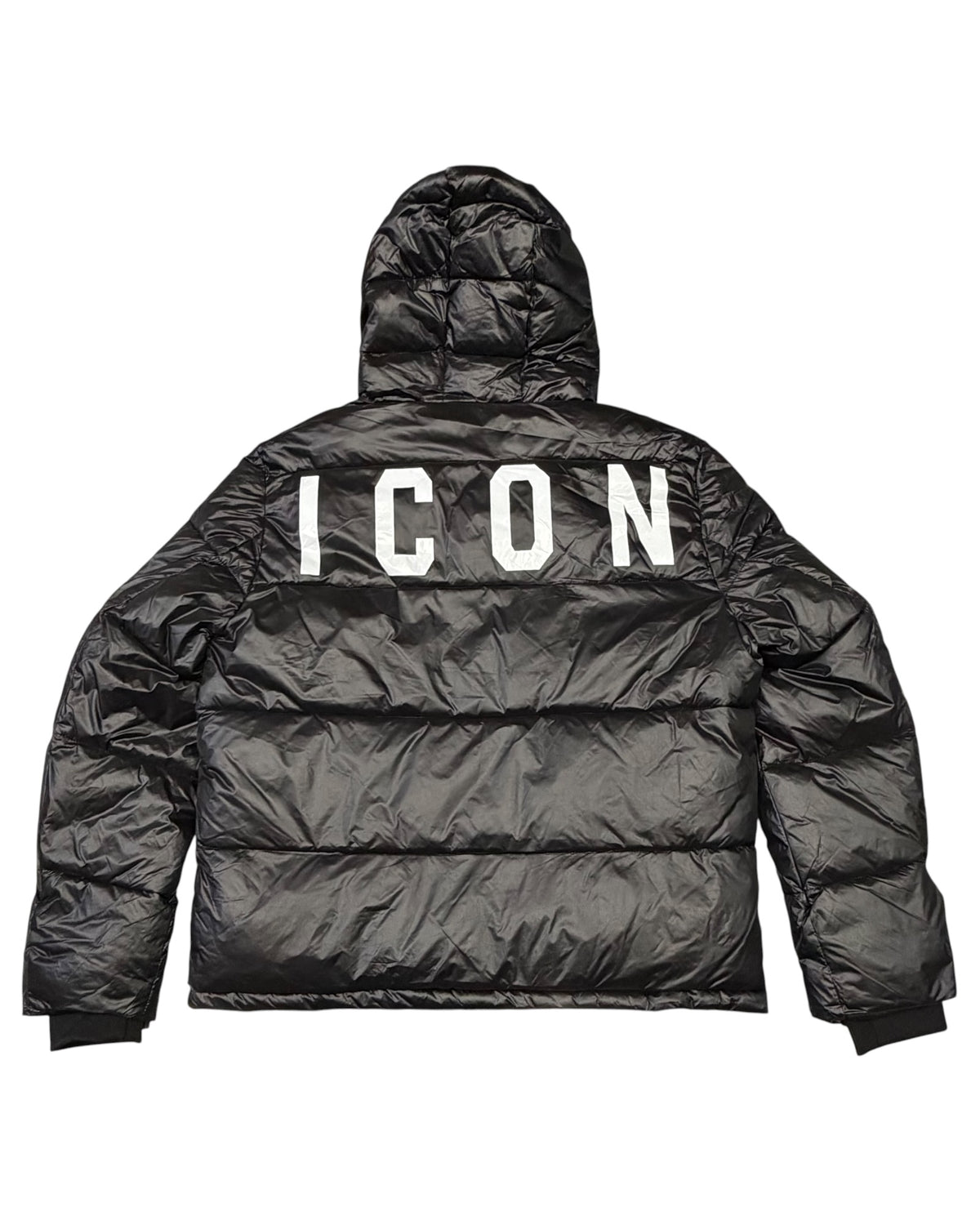 piumino uomo icon stampa avanti e dietro