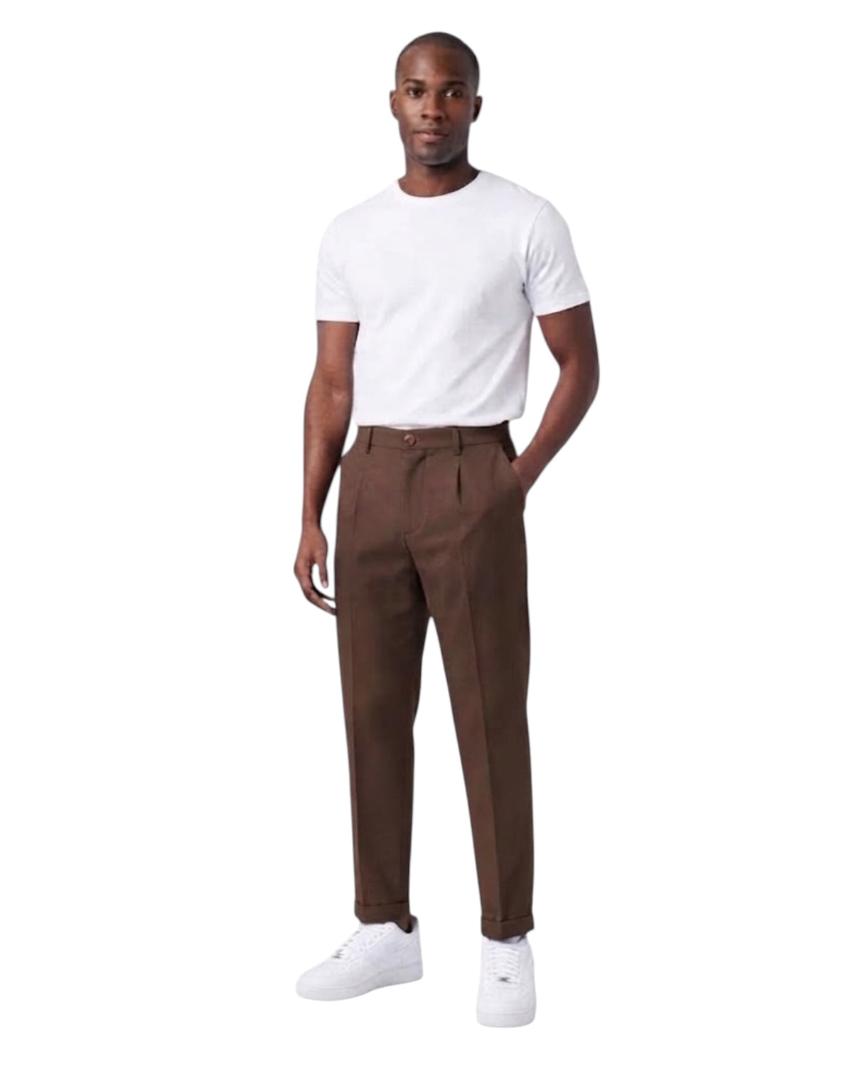 pantalone uomo soldier fresco lana