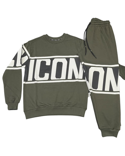 Tuta uomo Icon Stripe