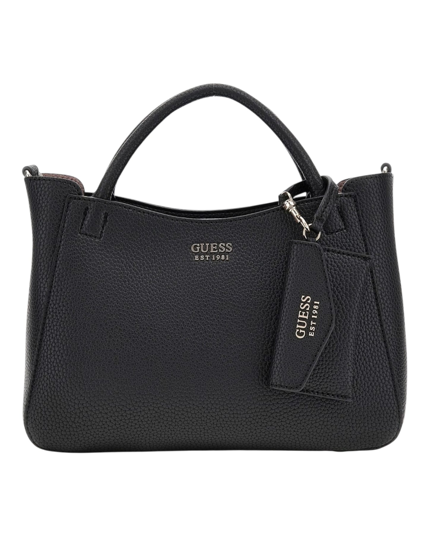 borsa guess in pelle martellata